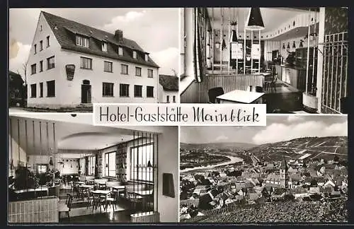 AK Randersacker bei Würzburg, Hotel-Gaststätte Mainblick
