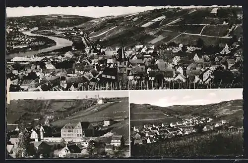 AK Randersacker a. Main, Teilansichten, Ortspartie mit Kapelle