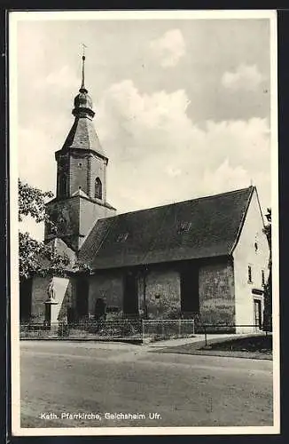 AK Gelchsheim /Ufr., Katholische Pfarrkirche