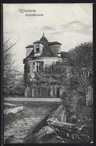 AK Uffenheim, Schnellerturm, Aussenansicht