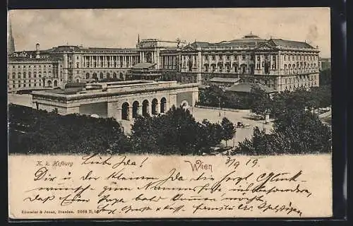 AK Wien, K. k. Hofburg