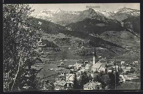 AK Bad Hofgastein, Ortsansicht mit Kirche