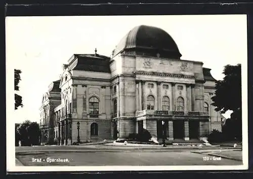 AK Graz, Opernhaus, Aussenansicht