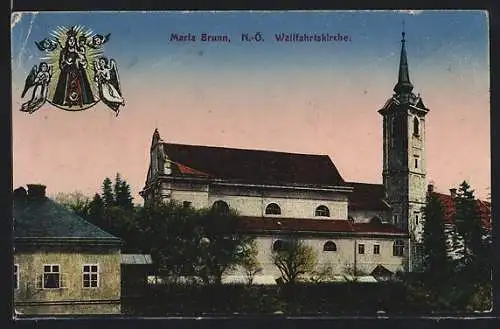 AK Wien, Wallfahrtskirche Mariabrunn