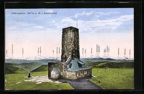 AK Feldberg /Schwarzwald, Feldbergturm