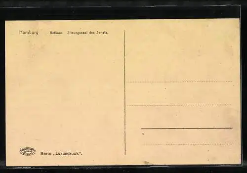 AK Hamburg, Sitzungssaal des Senats im Rathaus
