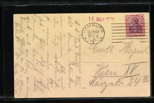 AK Hamburg-Neustadt, Alsterpavillon am Jungfernstieg