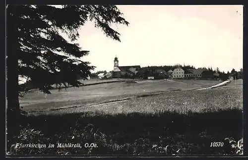 AK Pfarrkirchen im Mühlkreis, Blick zur Kirche