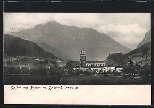 AK Spital am Pyhrn, Ortsansicht mit Bosruck