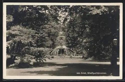 AK Graz, Stadtparkbrunnen