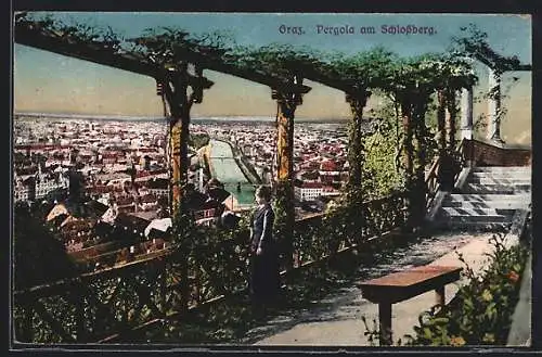 AK Graz, Pergola am Schlossberg
