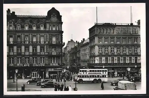 AK Berlin, Unter den Linden, Ecke Friedrichstrasse