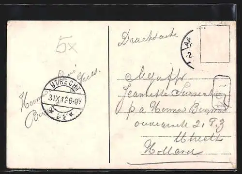 AK Aachen, Markt mit Rathaus