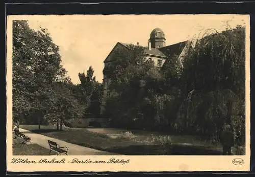 AK Köthen in Anhalt, Parkanlagen am Schloss