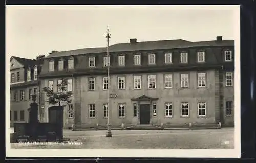 AK Weimar, Goethe Nationalmuseum