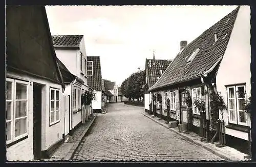 AK Schleswig, Partie im Holm am Rande der Altstadt