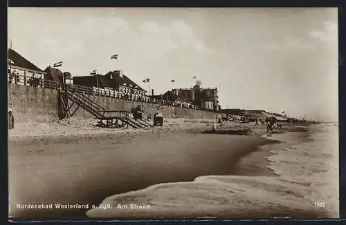 AK Westerland /Sylt, Strandpartie
