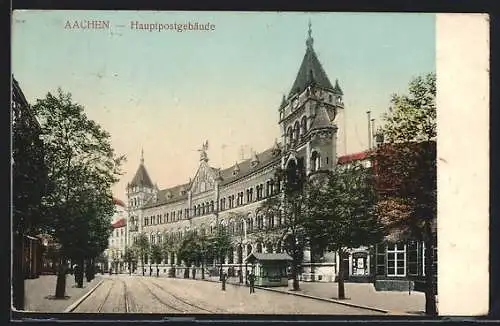 AK Aachen, Hauptpostgebäude