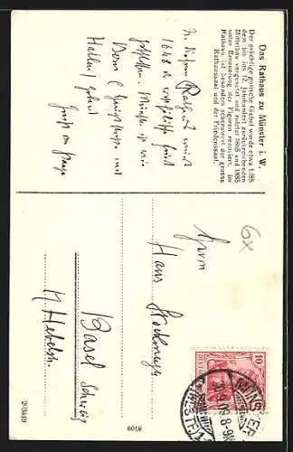 AK Münster i. W., Rathaus