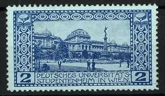 Reklamemarke Wien, Deutsches Universitäts-Studentenheim