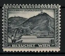 Reklamemarke Wien, Kahlenberg-Leopoldsberg, Besuchet Wien, Wiener Verkehrsverein