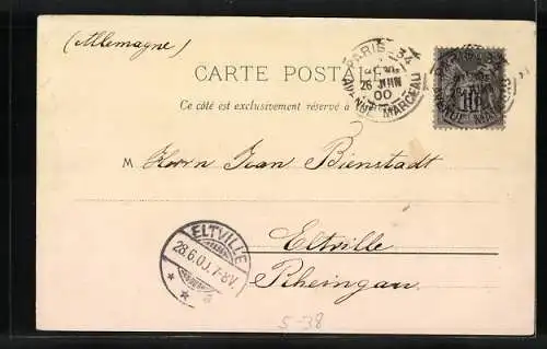 Lithographie Paris, Palais du Trocadéro