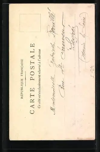 Lithographie Paris, Église de la Madeleine