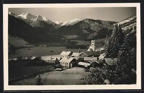 AK Wald im Pinzgau, Totale mit Kirche g. d. Seekaar