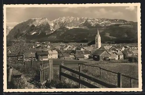 AK Mitterndorf / Salzkammergut, Totale mit Grimming