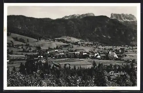 AK Tauplitz, Totale vom Berg aus gesehen