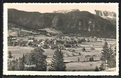 AK Tauplitz, Totale vom Berg aus gesehen