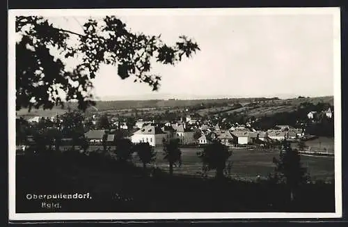 AK Oberpullendorf / Burgenland, Panoramablick auf den Ort