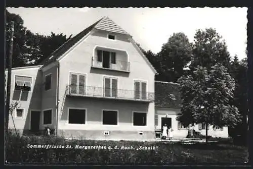 AK St. Margarethen a. d. Raab, Gasthaus Schalk