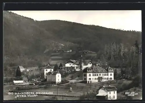 AK Bad Gleichenberg /Steiermark, Blick auf die Styria Villen