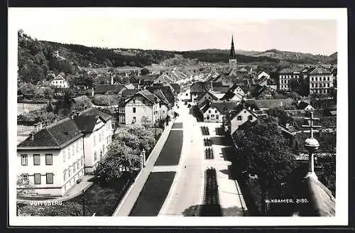 AK Voitsberg, Ortsansicht aus der Vogelschau