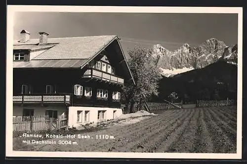 AK Ramsau, Kobald-Hof mit Dachstein