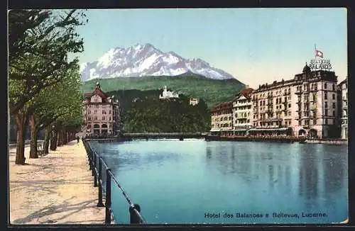 AK Luzern, Hotel des Balances & Bellevue