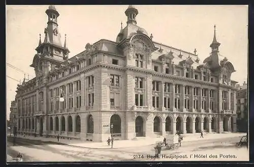 AK Bern, Hauptpost, l`Hotel des Postes