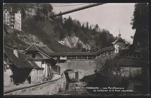 AK Fribourg, Les Fortifications du Gottèron et le Pont suspendu