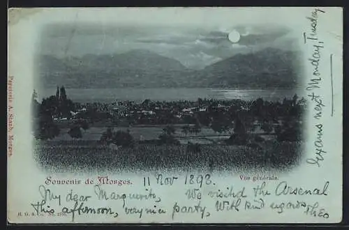 Mondschein-AK Morges, Vue gènèrale