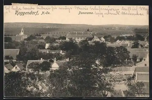 AK Raggendorf, Panorama aus der Vogelschau