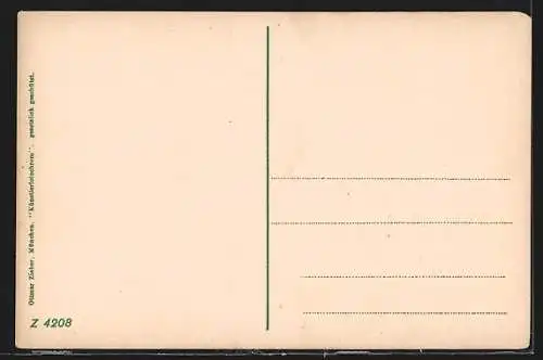 AK München, Blick auf den Karlsplatz