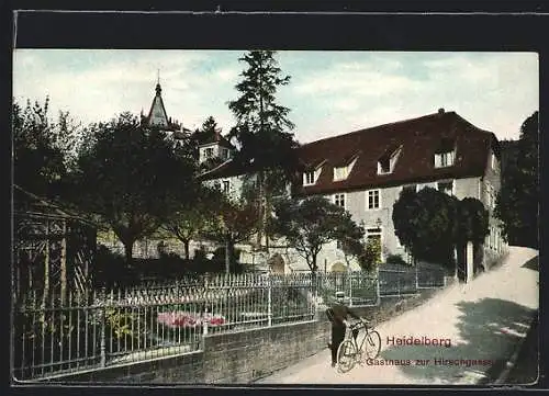 AK Heidelberg, Gasthaus Zur Hirschgasse