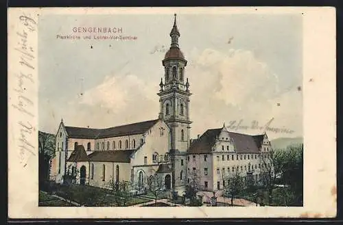 AK Gengenbach, Pfarrkirche und Lehrer-Vor-Seminar