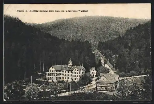 AK Nagold, Militärgenesungsheim Waldeck und Kurhaus Waldlust