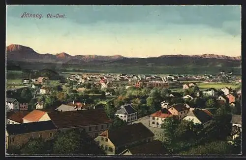 AK Attnang, Totalansicht aus der Vogelschau