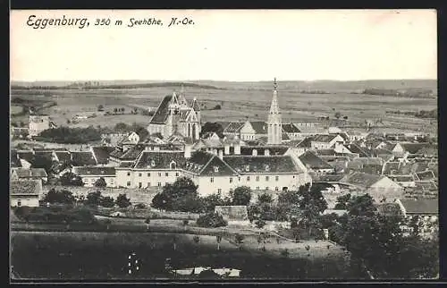 AK Eggenburg, Ortsansicht aus der Vogelschau