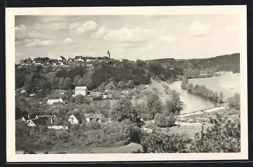 AK Drosendorf, Panorama aus der Vogelschau