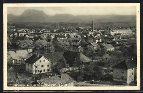 AK Attnang /Oberdonau, Totalansicht mit Traunstein