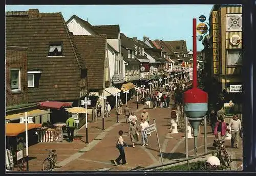 AK Büsum /Nordsee, Fussgängerzone-Alleestrasse